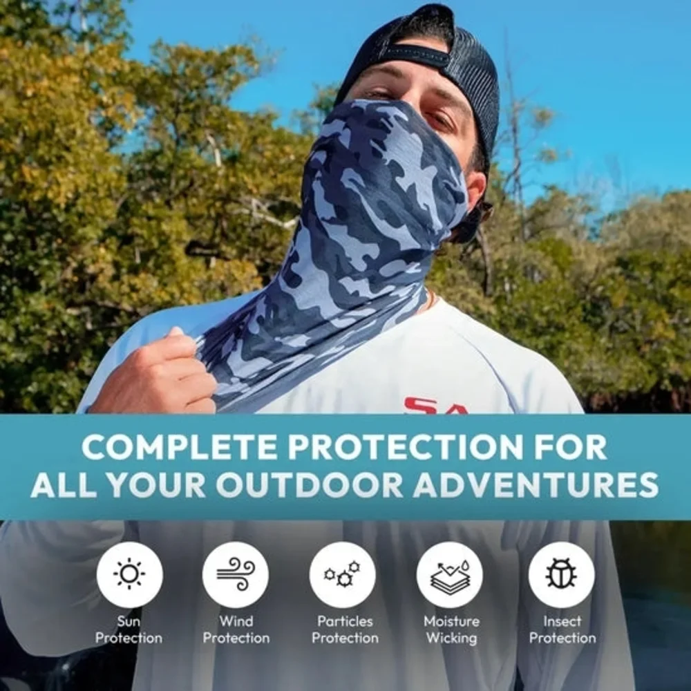 SA Frost Tech Fleece Face Shields - Lot Of 4 - NEW!